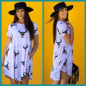 Bull PRINT FLUTTER DRESS PACK of 3
